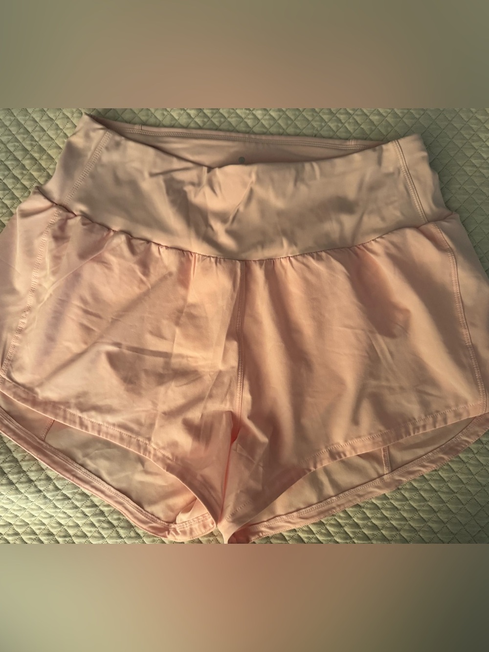 Women’s High-Waist Shorts — Light Pink